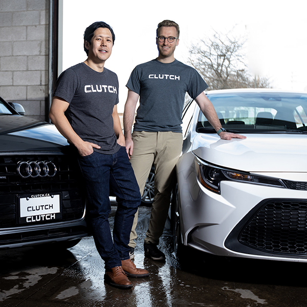 Clutch CEO Dan Park (left) and COO and founder Steve Seibel (Photo: Glenn Lowson)