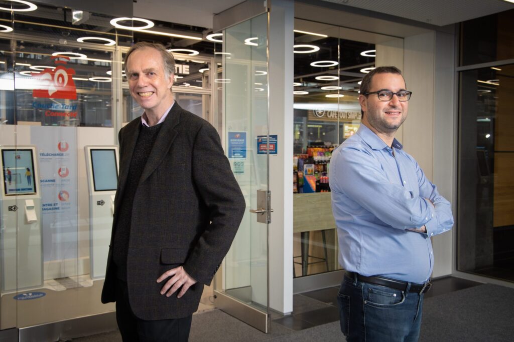 James Clark (left) and Maxime Cohen are the co-directors of the Retail Innovation Lab