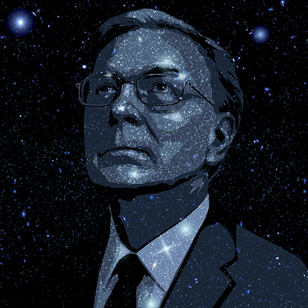 An illustration of the man in a suit and tie